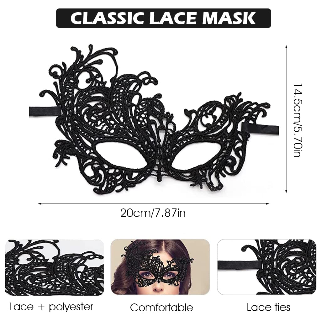 PATPAT Set of 2 Masquerade Masks Lace Eye Mask Cat Ears Headband for Women, Cute Halloween Mask Party Mask Costume for Cosplay Carnival Party Halloween Christmas Valentine Day (Phoenix) PATPAT Set of 2 Masquerade Masks Lace Eye Mask Cat Ears Headband for Women, Cute Halloween Mask Party Mask Costume for Cosplay Carnival Party Halloween Christmas Valentine Day (Phoenix)
